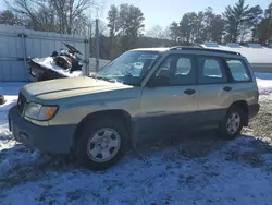 Subaru Forester salvage cars for sale: 2002 Subaru Forester L