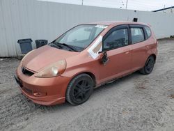 Honda salvage cars for sale: 2008 Honda FIT Sport