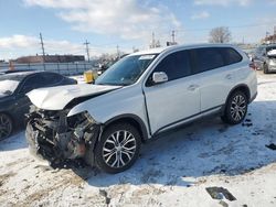 Salvage cars for sale at Chicago Heights, IL auction: 2017 Mitsubishi Outlander SE