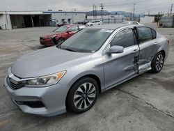 Salvage cars for sale at Sun Valley, CA auction: 2017 Honda Accord Hybrid