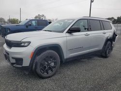 Salvage cars for sale at Orlando, FL auction: 2024 Jeep Grand Cherokee L Laredo