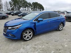 Salvage cars for sale at Loganville, GA auction: 2018 Chevrolet Cruze Premier