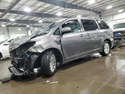 Salvage cars for sale at auction: 2015 Toyota Sienna XLE