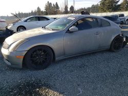 Salvage cars for sale at Graham, WA auction: 2004 Infiniti G35