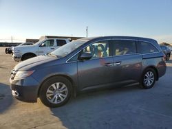 Salvage cars for sale at Grand Prairie, TX auction: 2016 Honda Odyssey EXL