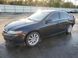 Salvage cars for sale at Harleyville, SC auction: 2007 Acura TSX