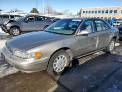 Salvage cars for sale at Littleton, CO auction: 2002 Buick Century Custom