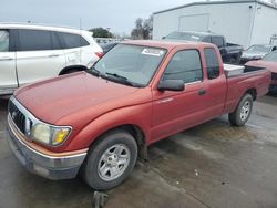 Salvage cars for sale at Sacramento, CA auction: 2002 Toyota Tacoma Xtracab