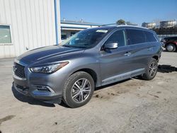 Salvage cars for sale at Tulsa, OK auction: 2017 Infiniti QX60