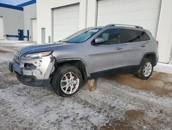 Salvage cars for sale at Ham Lake, MN auction: 2018 Jeep Cherokee Latitude