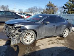 Salvage cars for sale at Moraine, OH auction: 2009 Nissan Maxima S