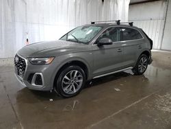 Salvage cars for sale from Copart Albany, NY: 2024 Audi Q5 Premium Plus 45