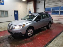 Salvage cars for sale from Copart Angola, NY: 2015 Subaru Outback 2.5I