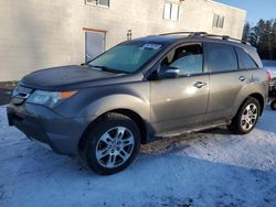 Salvage cars for sale from Copart Cookstown, ON: 2007 Acura MDX Technology