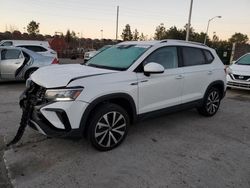 Salvage cars for sale at Gaston, SC auction: 2024 Volkswagen Taos SE