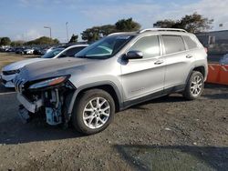 Salvage cars for sale at San Diego, CA auction: 2017 Jeep Cherokee Latitude