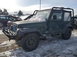 Jeep Wrangler / tj Sport salvage cars for sale: 1999 Jeep Wrangler / TJ Sport