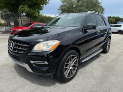 Flood-damaged cars for sale at auction: 2014 Mercedes-Benz ML 350