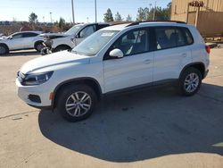 Salvage cars for sale at Gaston, SC auction: 2016 Volkswagen Tiguan S