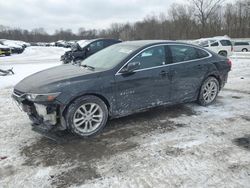 Salvage cars for sale from Copart Ellwood City, PA: 2017 Chevrolet Malibu LT