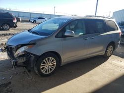 Salvage cars for sale at Dyer, IN auction: 2013 Toyota Sienna XLE