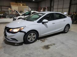 Salvage cars for sale at Rogersville, MO auction: 2016 Chevrolet Cruze LS