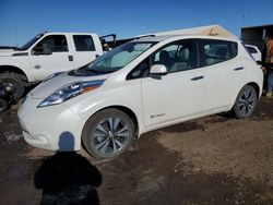 Salvage cars for sale from Copart Brighton, CO: 2016 Nissan Leaf SV