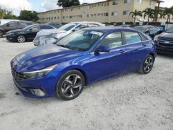 Salvage cars for sale at Opa Locka, FL auction: 2022 Hyundai Elantra SEL