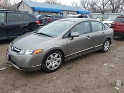 Salvage cars for sale at Wichita, KS auction: 2008 Honda Civic LX