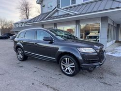 Salvage cars for sale at North Billerica, MA auction: 2015 Audi Q7 Premium Plus