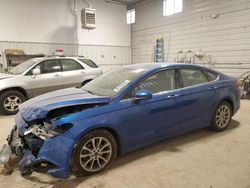 Salvage cars for sale at Des Moines, IA auction: 2017 Ford Fusion SE