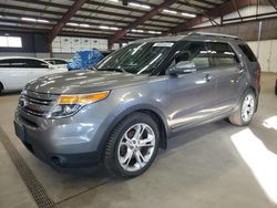 Salvage cars for sale at East Granby, CT auction: 2013 Ford Explorer Limited