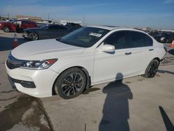 Honda Accord ex salvage cars for sale: 2016 Honda Accord EX