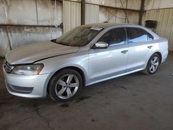 Salvage cars for sale at Phoenix, AZ auction: 2014 Volkswagen Passat S