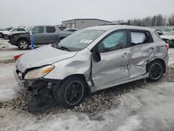 Toyota Corolla salvage cars for sale: 2010 Toyota Corolla Matrix