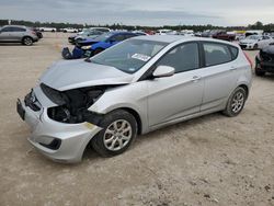 Salvage cars for sale at Houston, TX auction: 2012 Hyundai Accent GLS