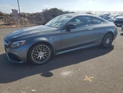 Salvage cars for sale at Kapolei, HI auction: 2017 Mercedes-Benz C 63 AMG