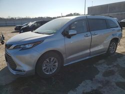 Salvage cars for sale at Fredericksburg, VA auction: 2022 Toyota Sienna XLE