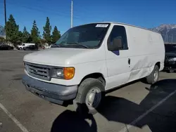 Salvage trucks for sale at Rancho Cucamonga, CA auction: 2006 Ford Econoline E150 Van