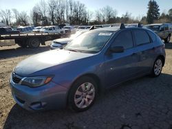 Salvage cars for sale at Portland, OR auction: 2008 Subaru Impreza 2.5I