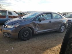 Honda Civic salvage cars for sale: 2015 Honda Civic LX