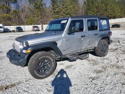 Jeep salvage cars for sale: 2020 Jeep Wrangler Unlimited Sport