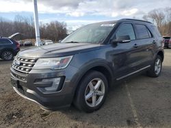 Salvage cars for sale from Copart East Granby, CT: 2016 Ford Explorer XLT