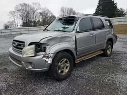 Salvage cars for sale at Gastonia, NC auction: 2003 Toyota Sequoia SR5