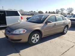 Salvage cars for sale at Sacramento, CA auction: 2007 Chevrolet Impala LT