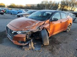 Salvage cars for sale at Las Vegas, NV auction: 2021 Nissan Sentra SR