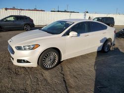 Salvage cars for sale at Van Nuys, CA auction: 2014 Ford Fusion Titanium