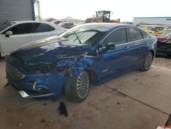 Salvage cars for sale from Copart Phoenix, AZ: 2017 Ford Fusion SE Phev