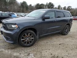 Salvage cars for sale at Mendon, MA auction: 2016 Dodge Durango SXT