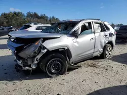 Salvage cars for sale at Mendon, MA auction: 2021 Toyota Rav4 LE